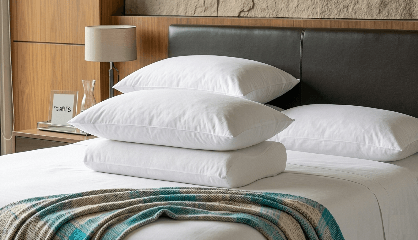 Almohadas hoteleras